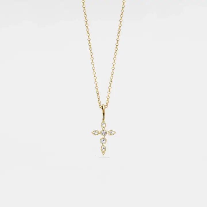 The Cassie Cross Necklace