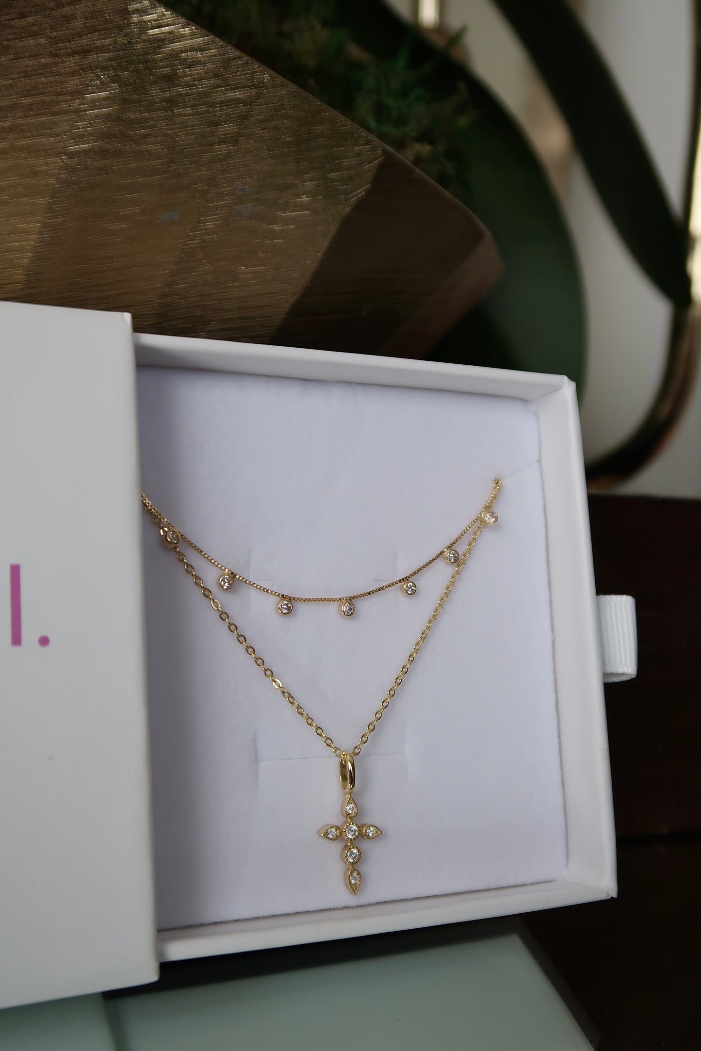 The Cassie Cross Necklace