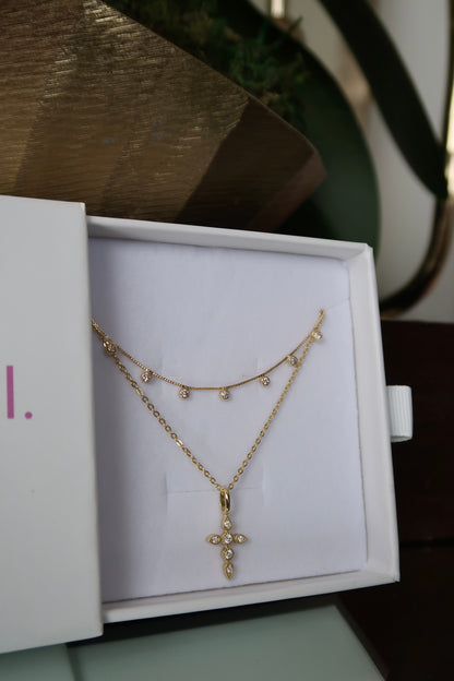 The Cassie Cross Necklace