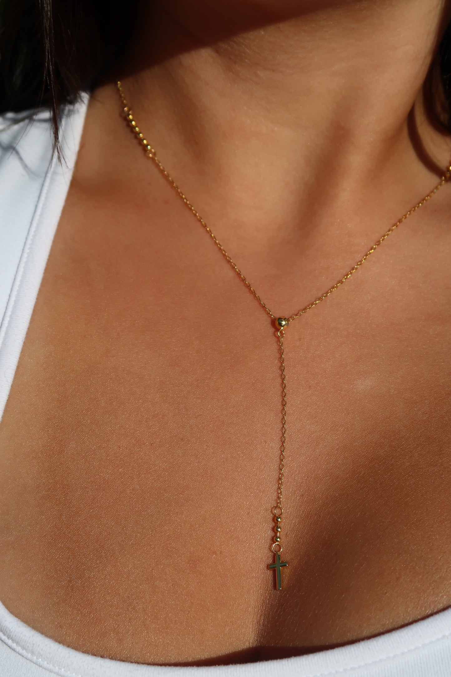 Halo Lariat Necklace