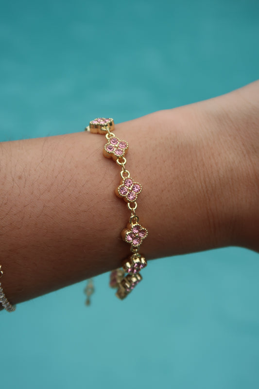 Blush Clover Bracelet