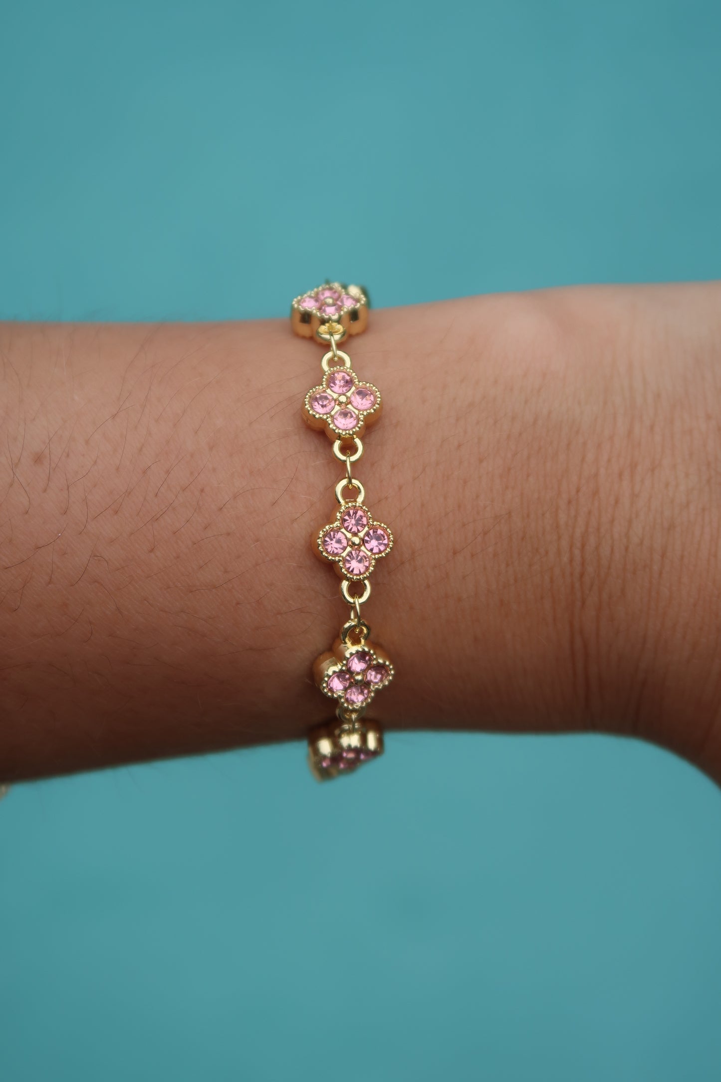 Blush Clover Bracelet