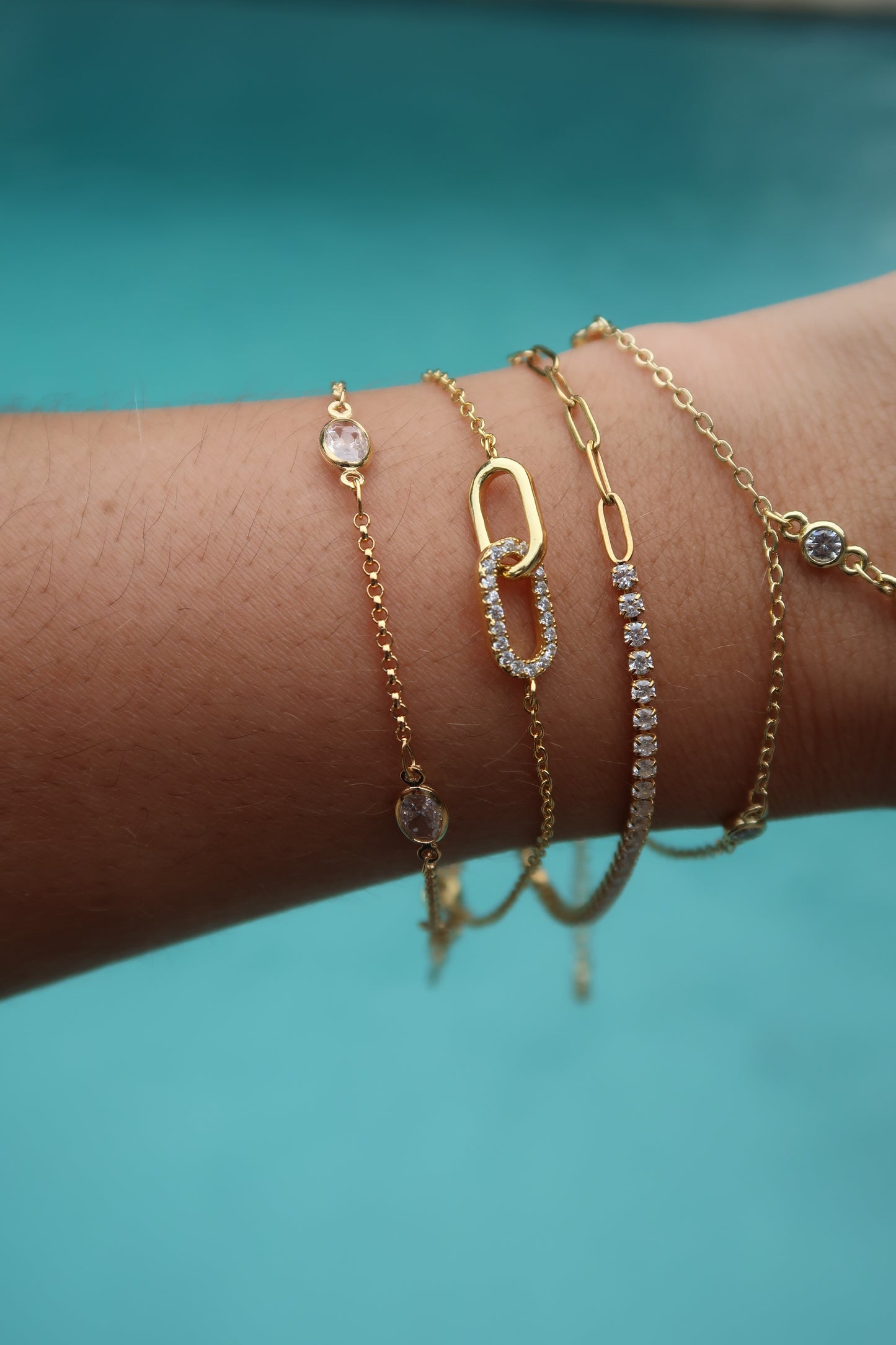 Olivia Bezel Bracelet