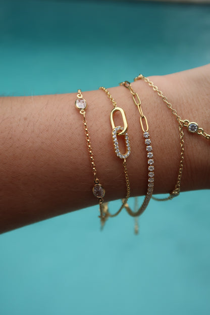 Olivia Bezel Bracelet